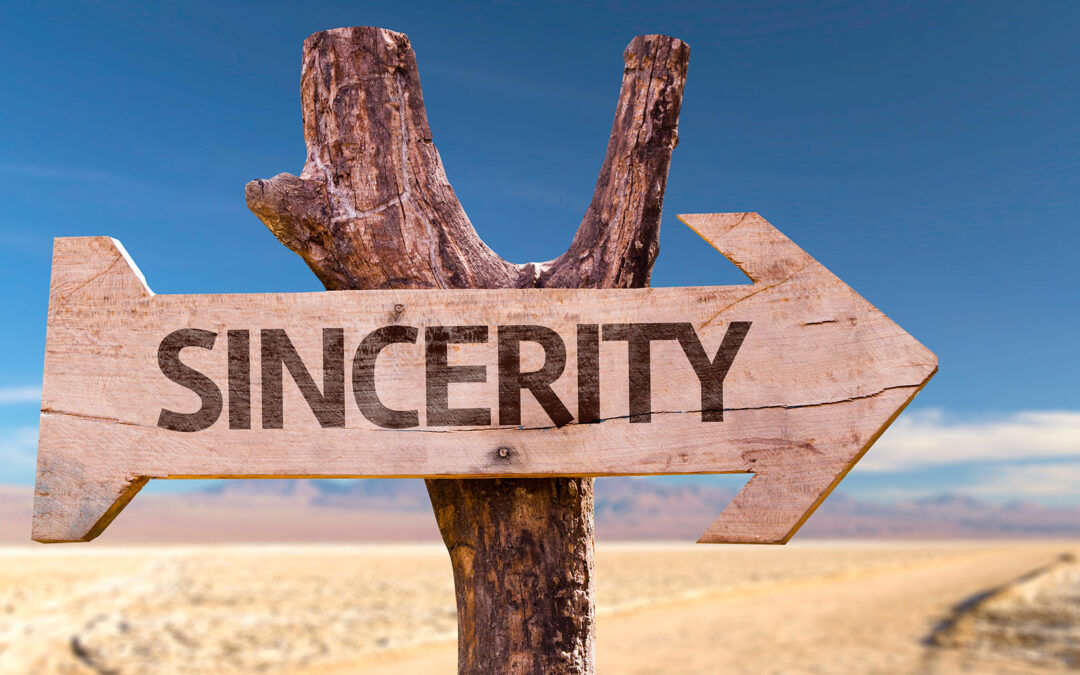 THE PRINCIPLE OF SELF-SINCERITY